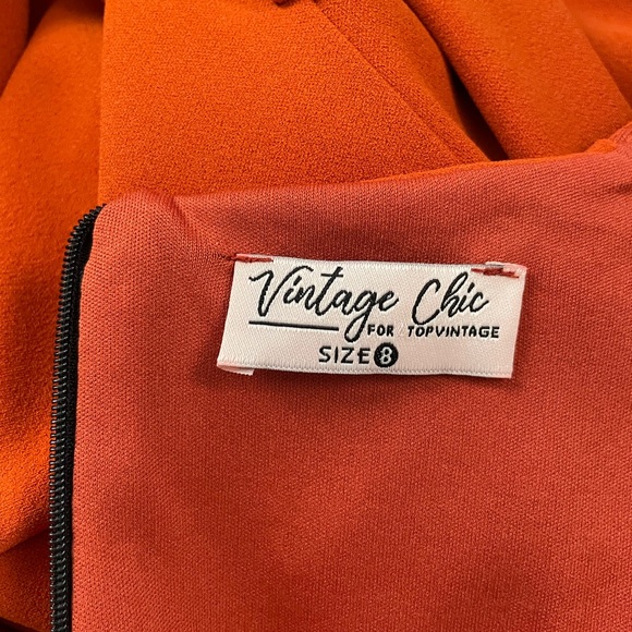 Vintage Chic Midi Dress Size 8 - Picture 9 of 11